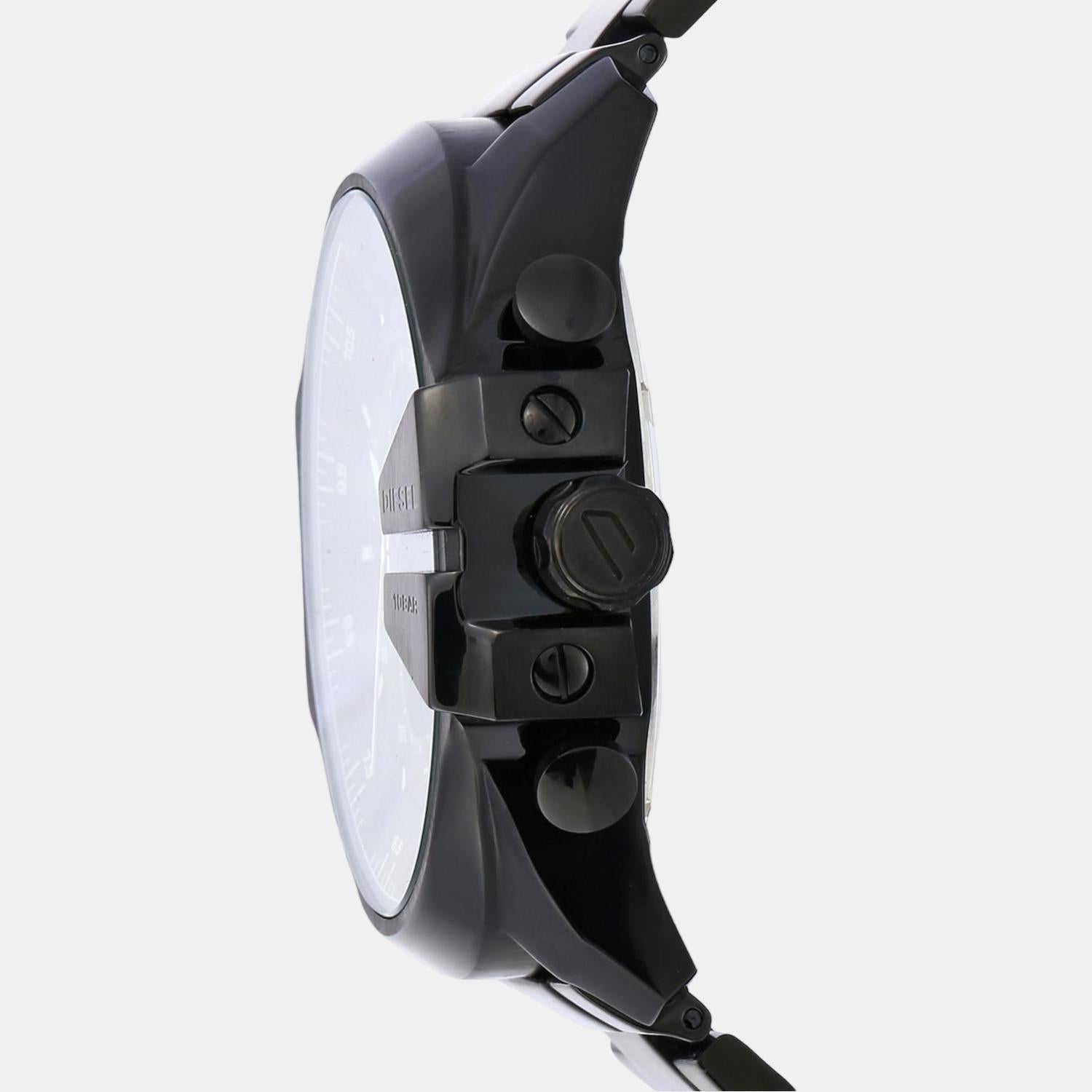 Diesel Men Round Black watch