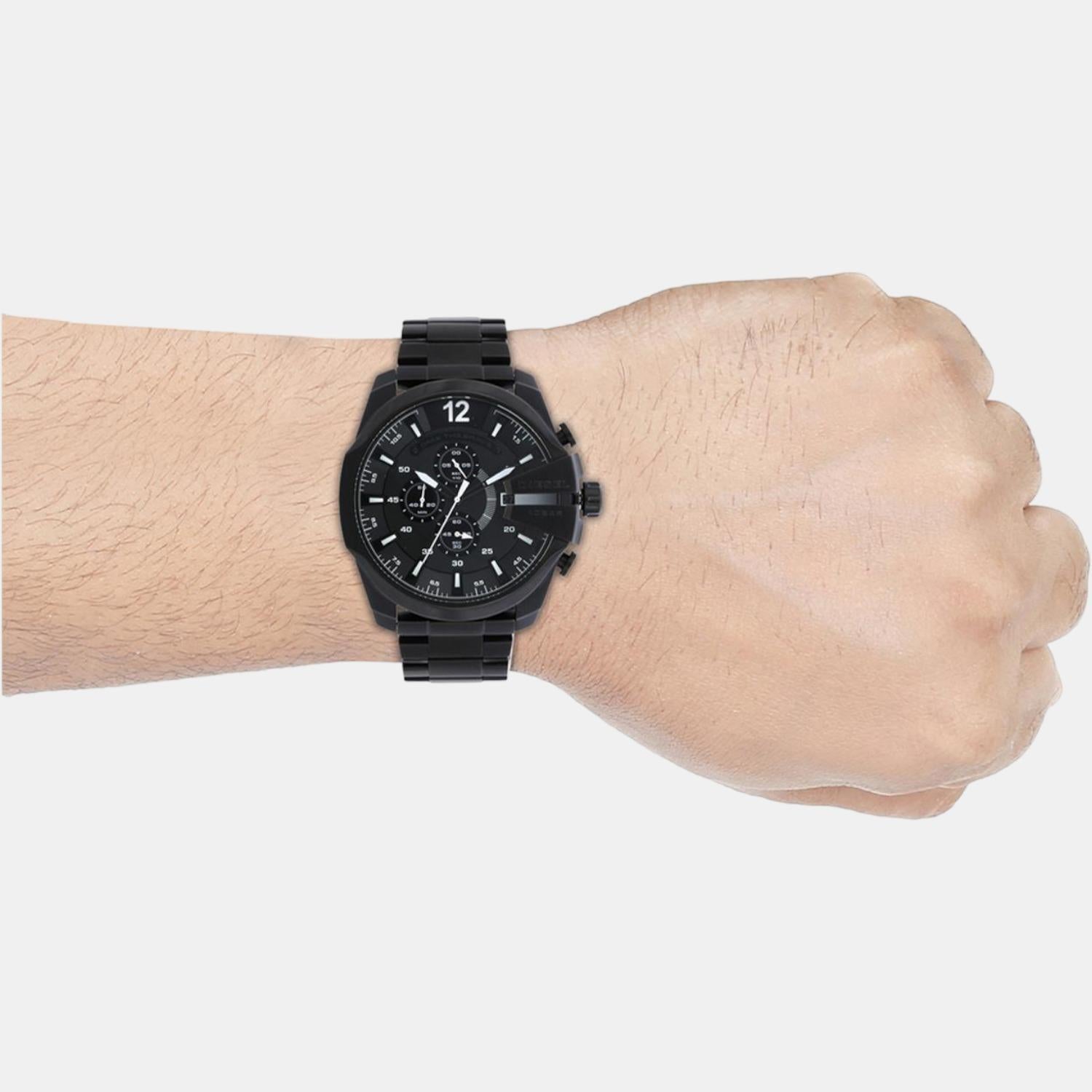 Diesel Male Black Analog Stainless Steel Watch | Diesel – Just In Time