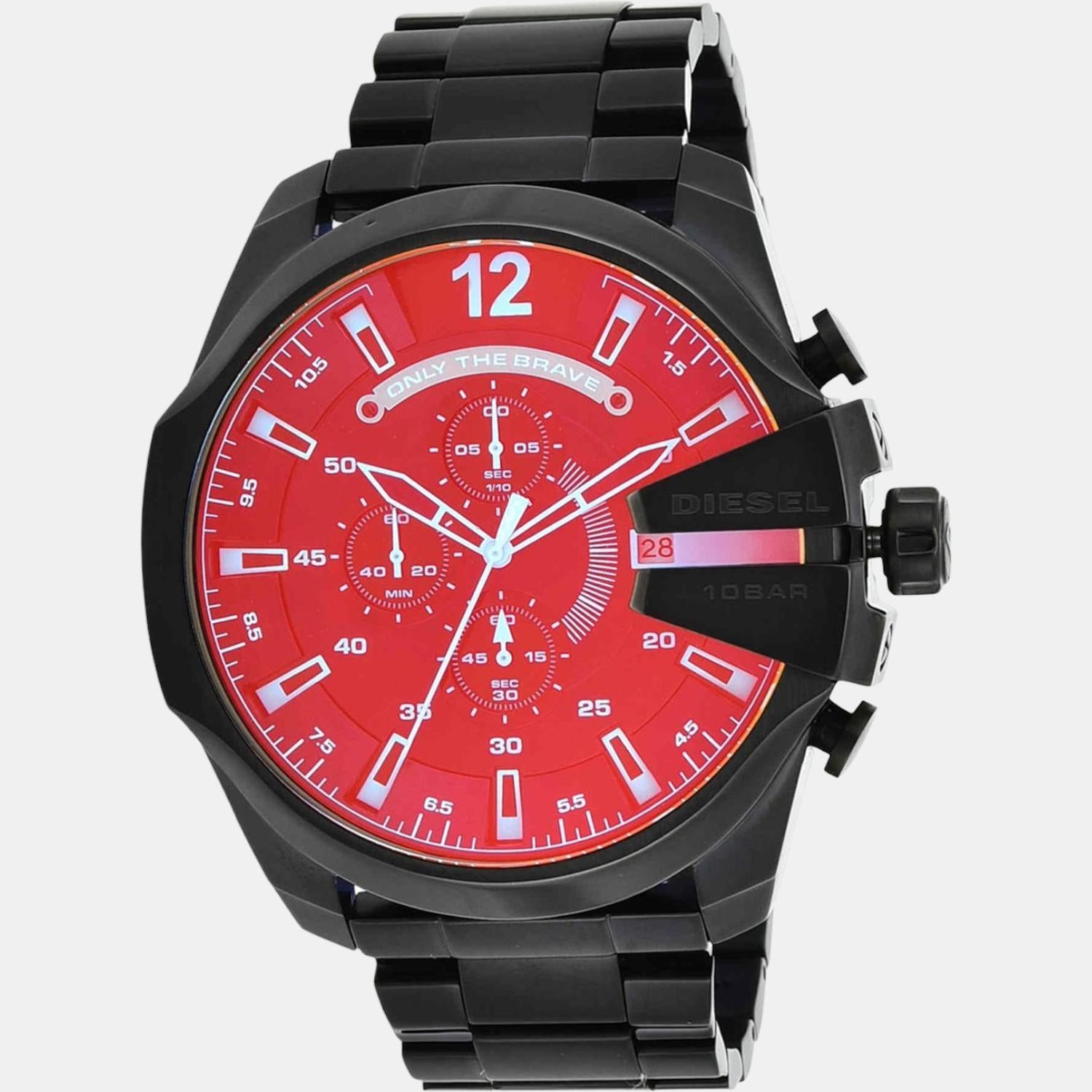 Diesel Men Round Red watch