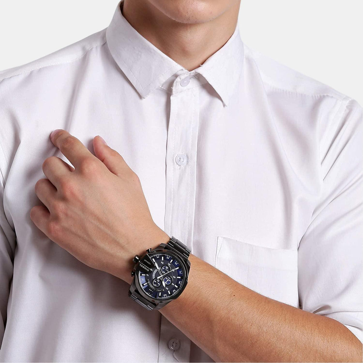 Diesel Round Quartz Chronograph Men watch