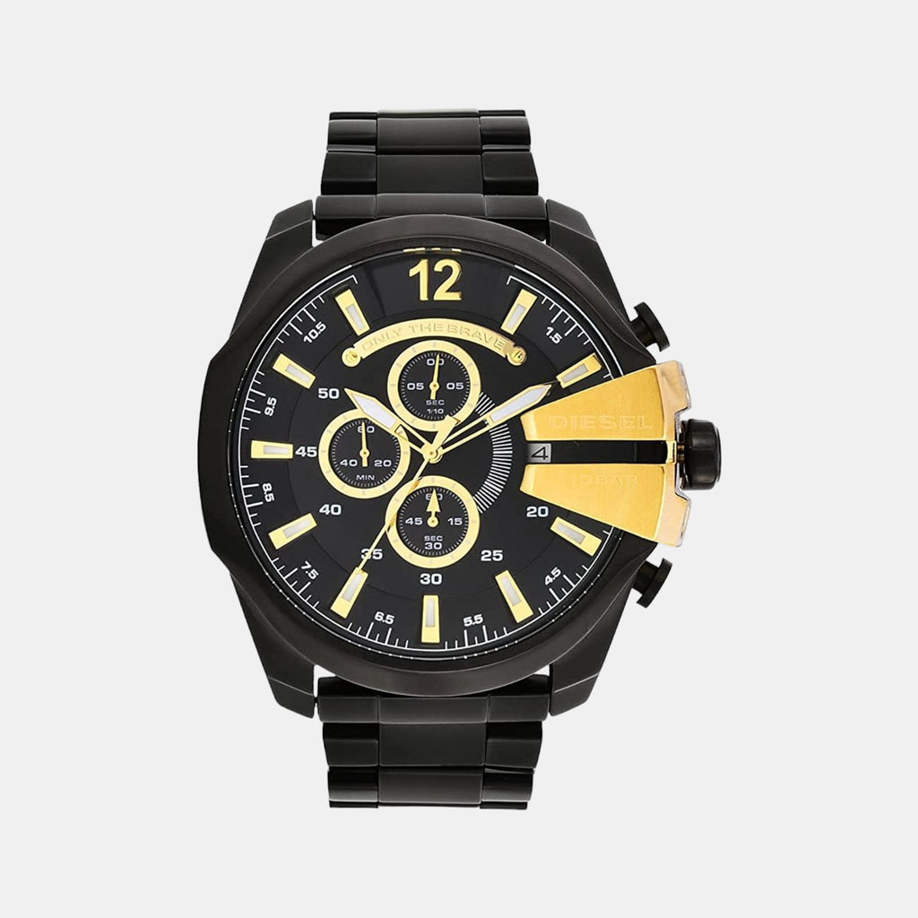 Diesel Round Black Chronograph watch