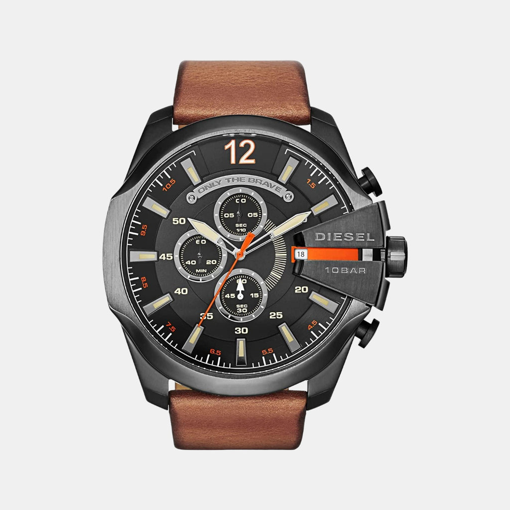 Diesel Round Black Chronograph watch