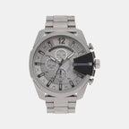 Diesel Round Silver Chronograph watch