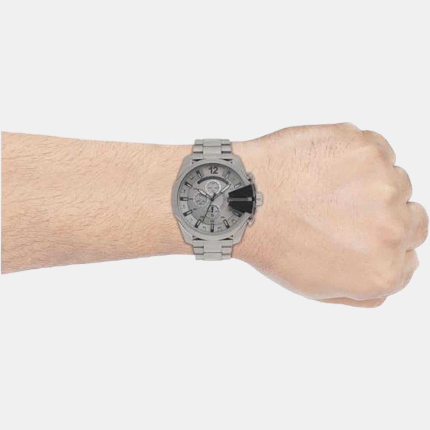 Diesel Male Silver Analog Stainless Steel Watch Diesel Just In