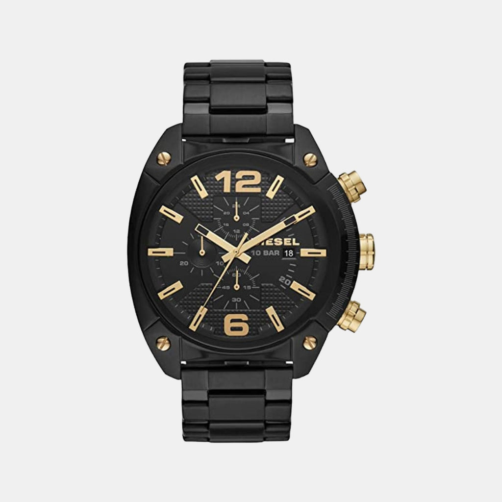Diesel Round Black Chronograph watch