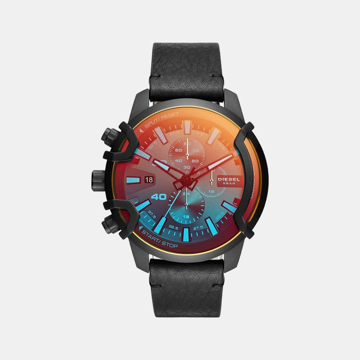 Diesel Round Black Chronograph watch