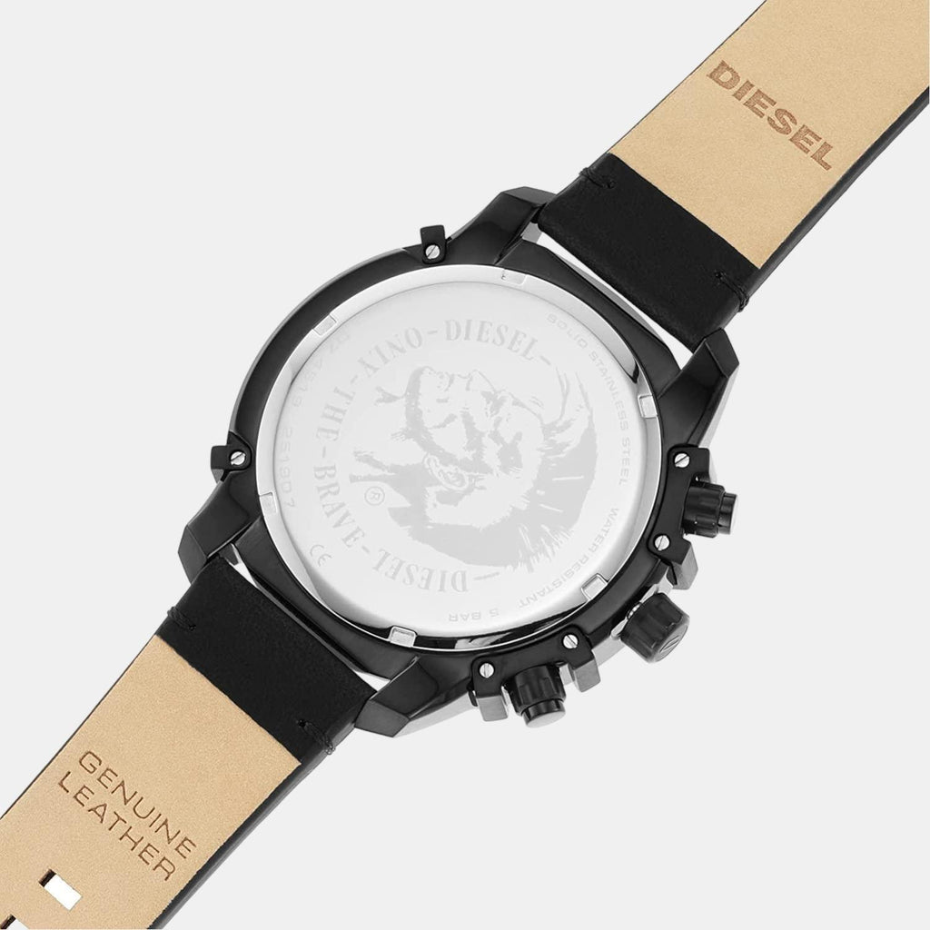 Diesel Men Round Black watch
