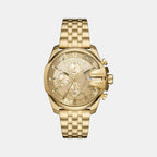 Diesel Round Gold Chronograph watch