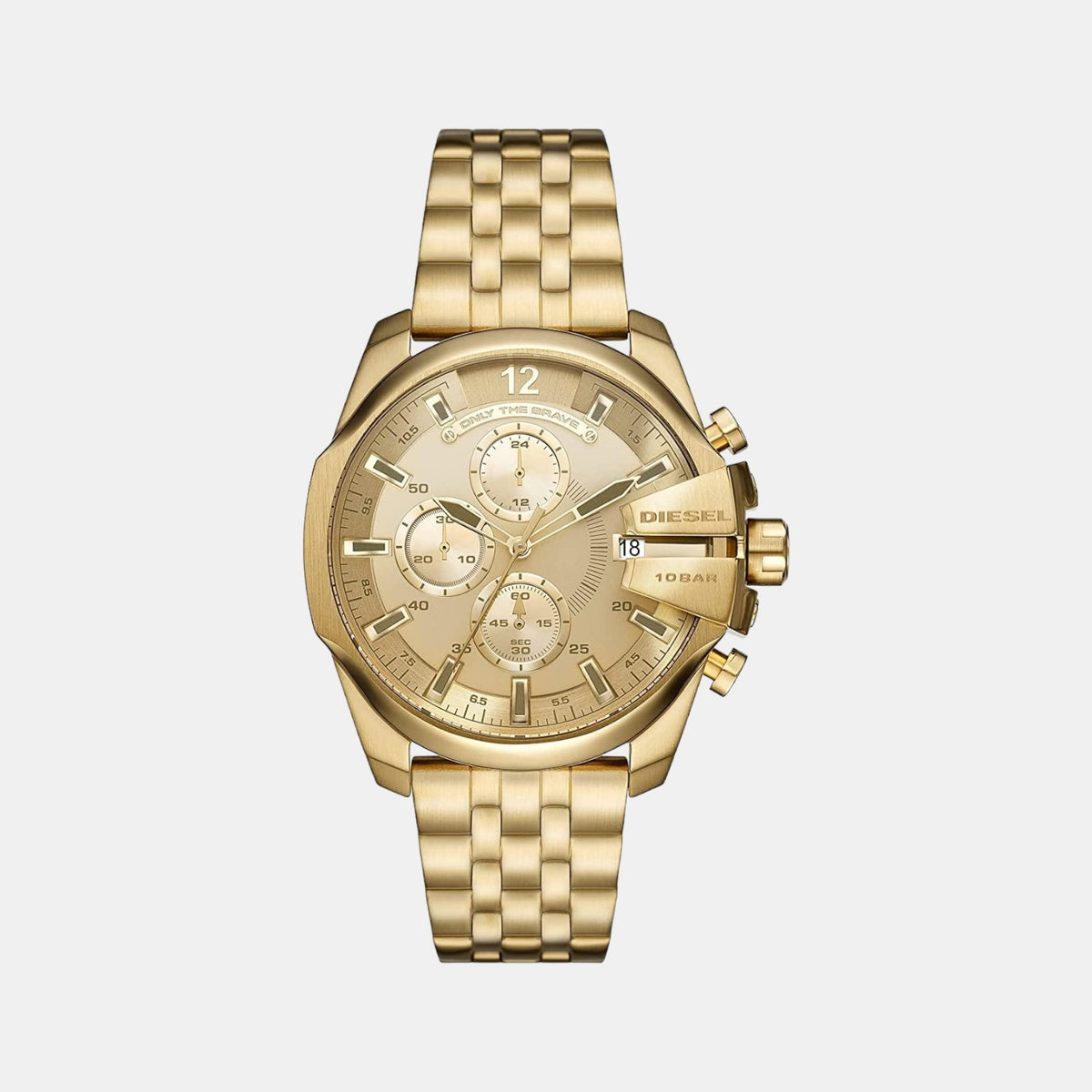 Diesel Round Gold Chronograph watch