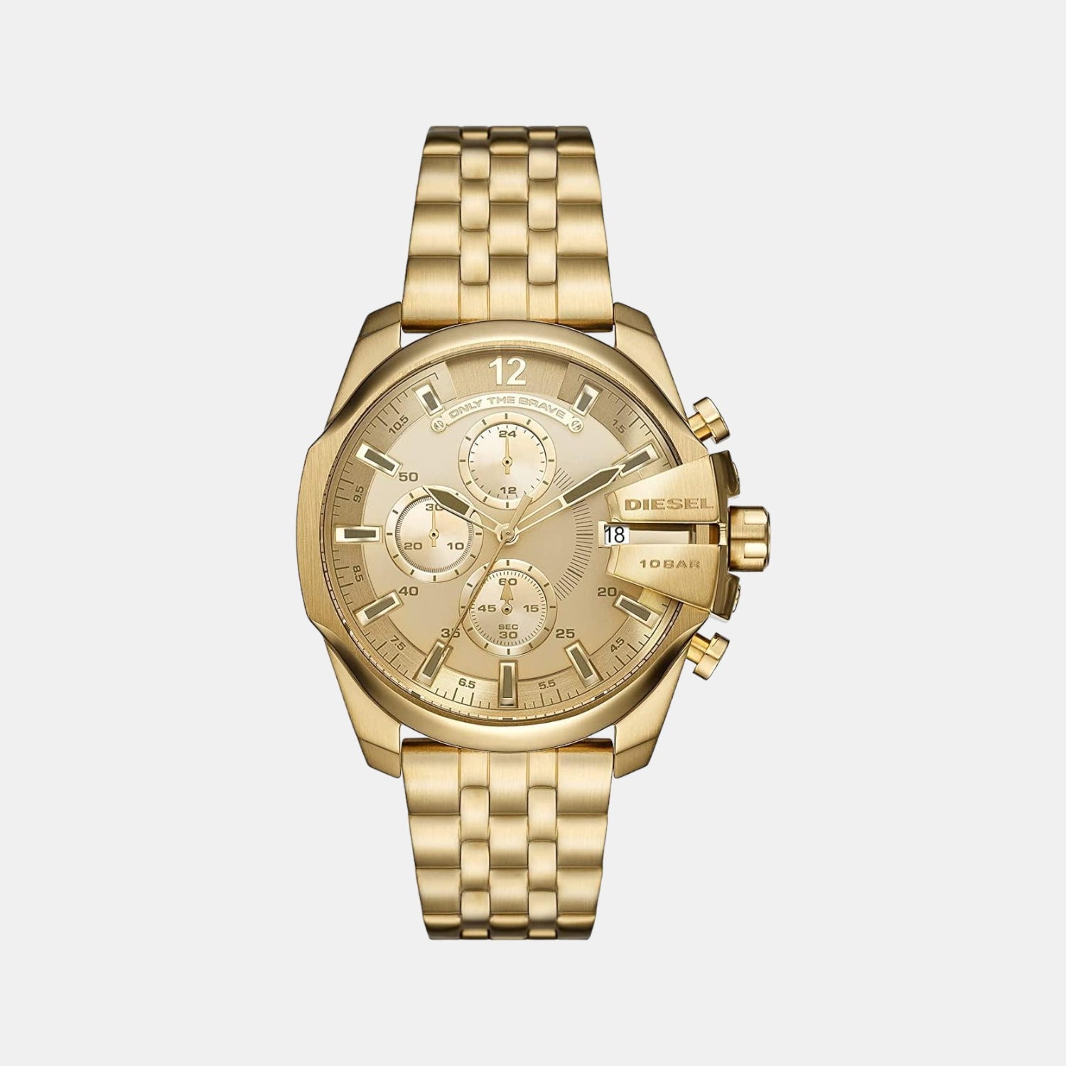 Diesel Round Gold Chronograph watch