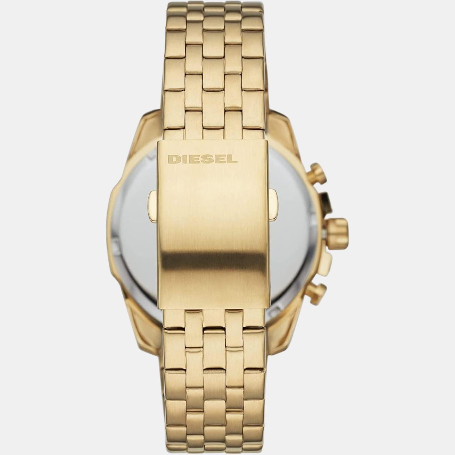 Diesel Men Round Gold watch