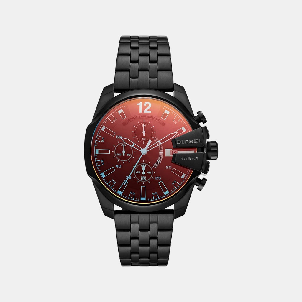 Diesel Round Red Chronograph watch