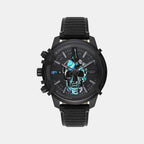 Diesel Round Black Chronograph watch