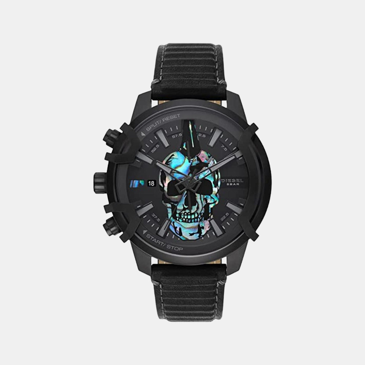 Diesel Round Black Chronograph watch