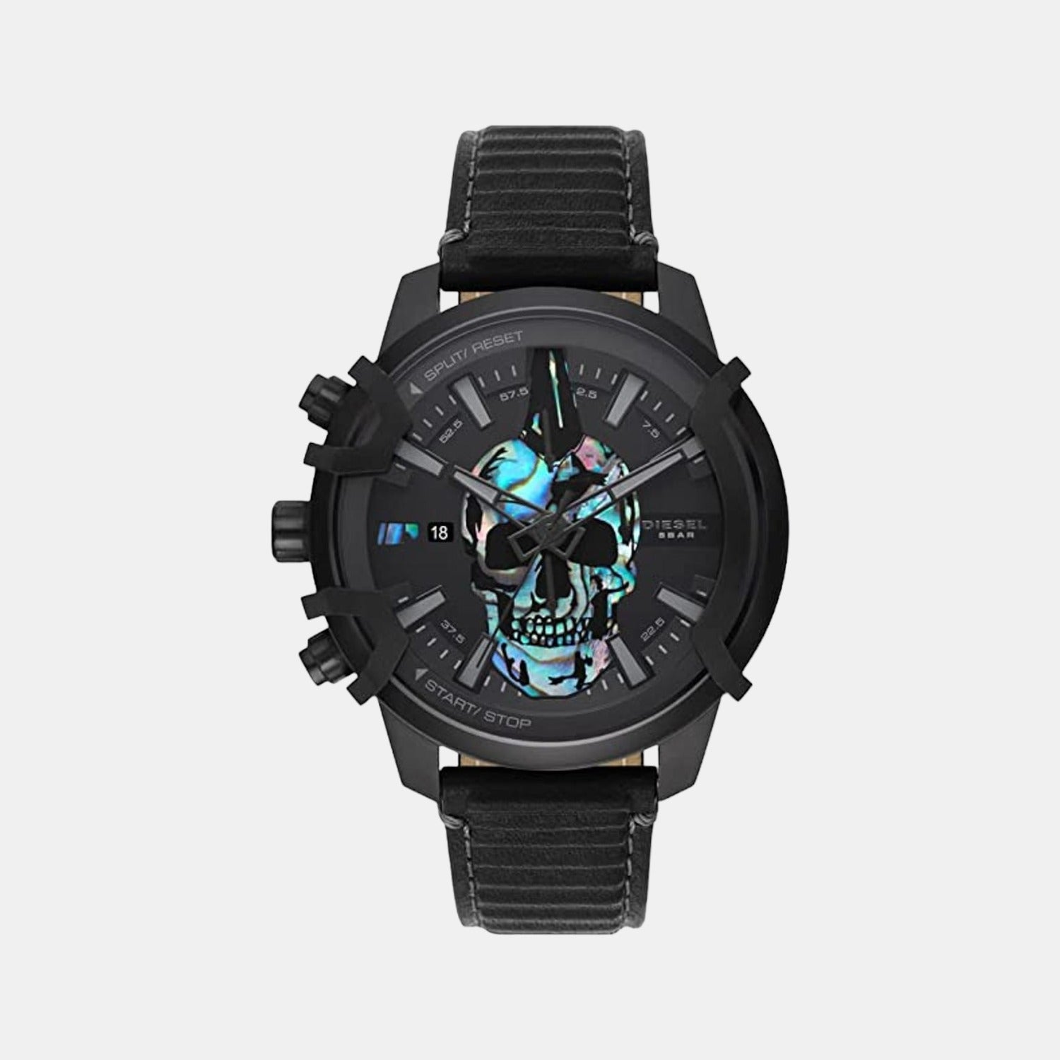 Diesel Round Black Chronograph watch