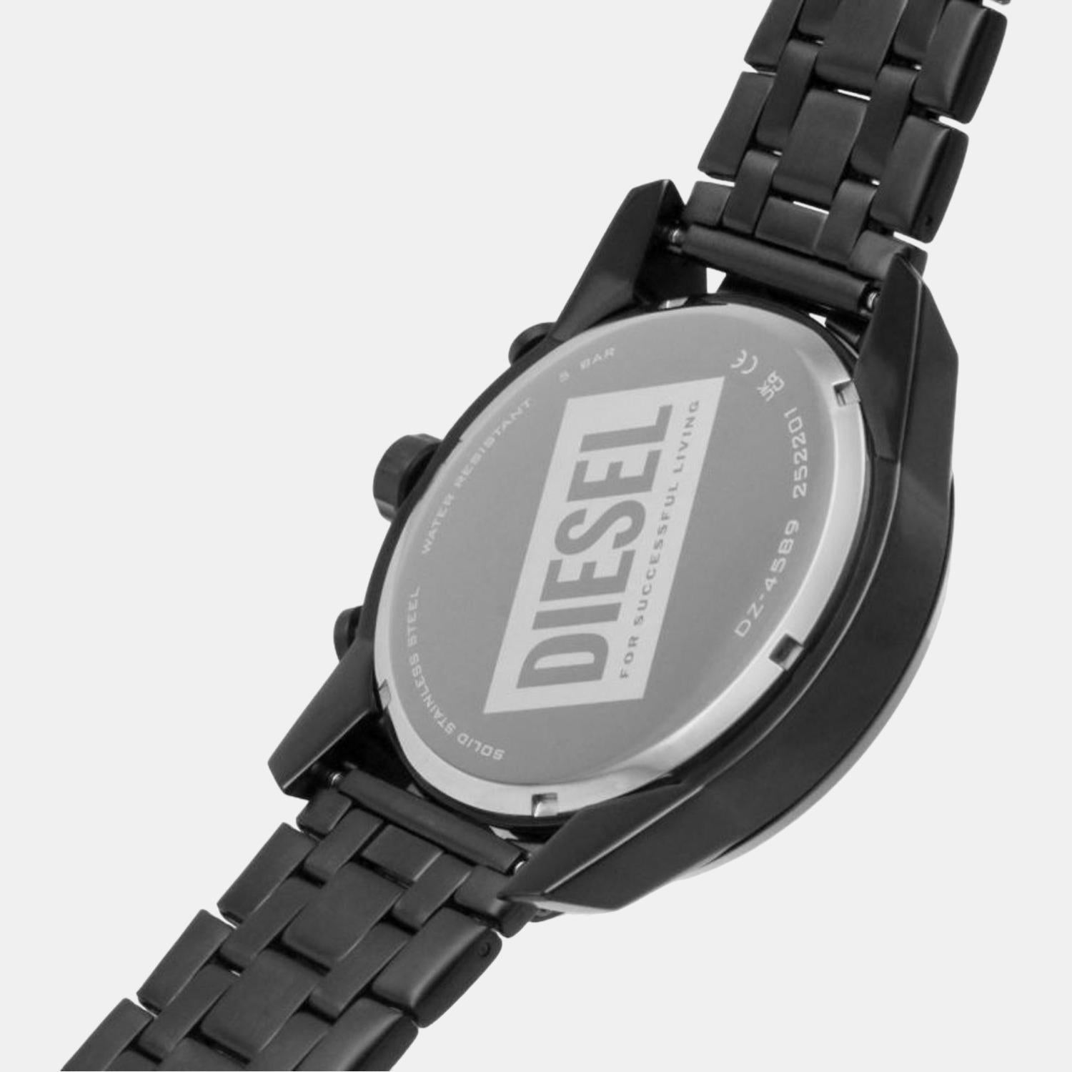 Buy Diesel Mega Chief Stainless Steel Men's Watch with Analog or Digital  Movement, Red Enamel, Mega Chief at Amazon.in