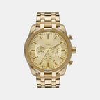 Diesel Round Gold Chronograph watch