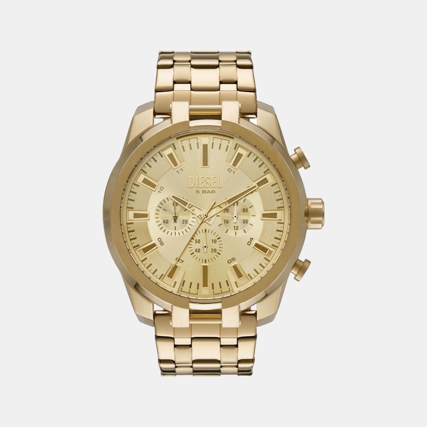 Male Gold Stainless Steel Chronograph Watch DZ4590