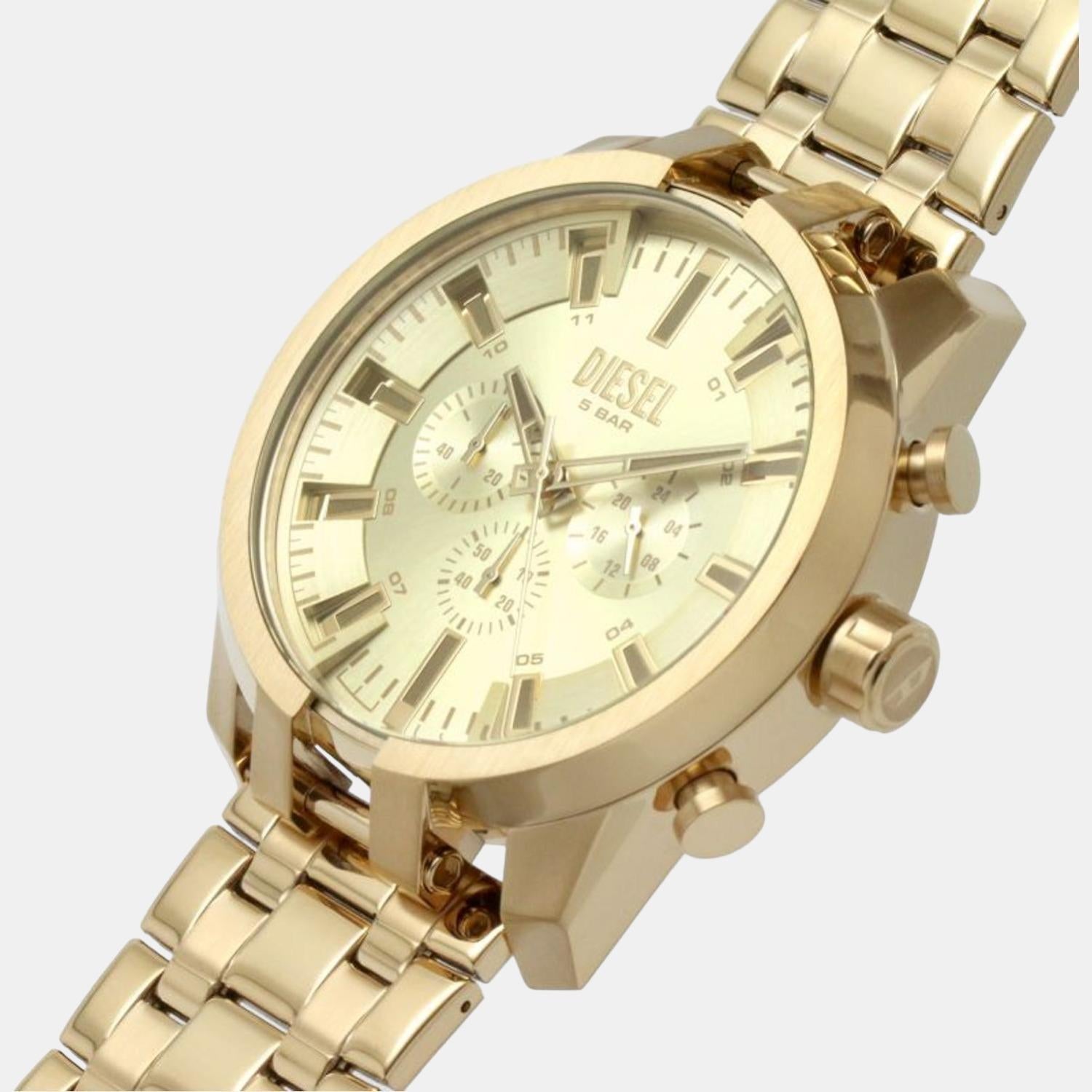 Diesel 51 mm Gold Quartz watch