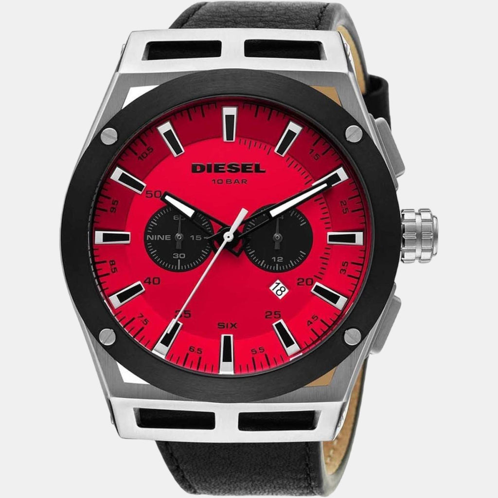 Diesel Men Round Red watch