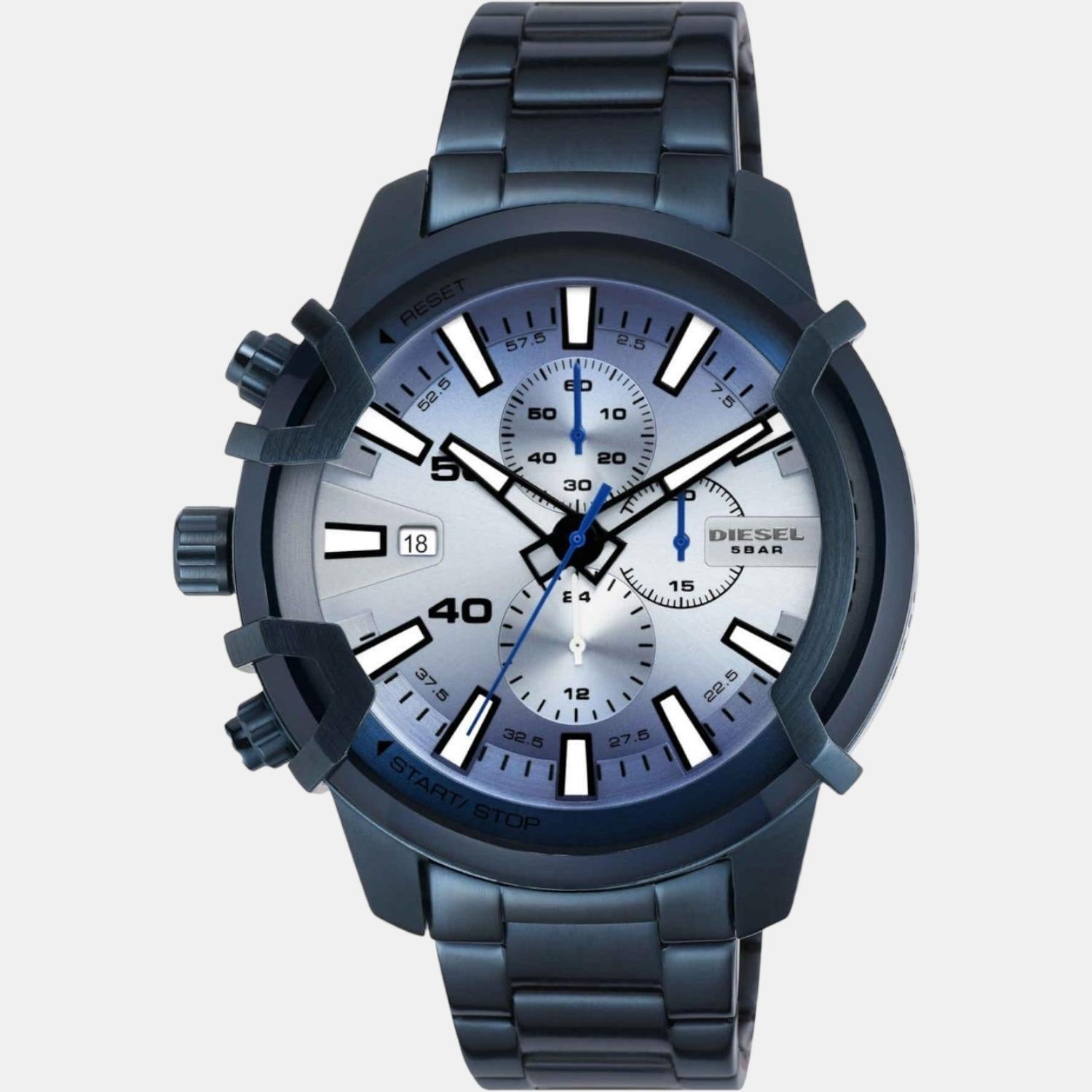 Diesel Men Round Blue watch