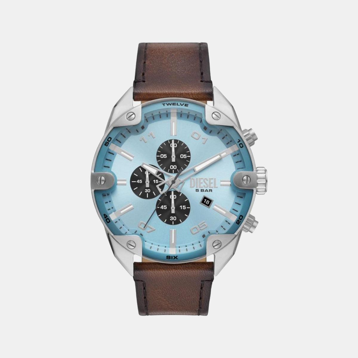 Diesel Round Blue Chronograph watch