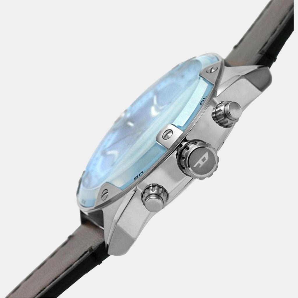 Diesel Leather Blue watch