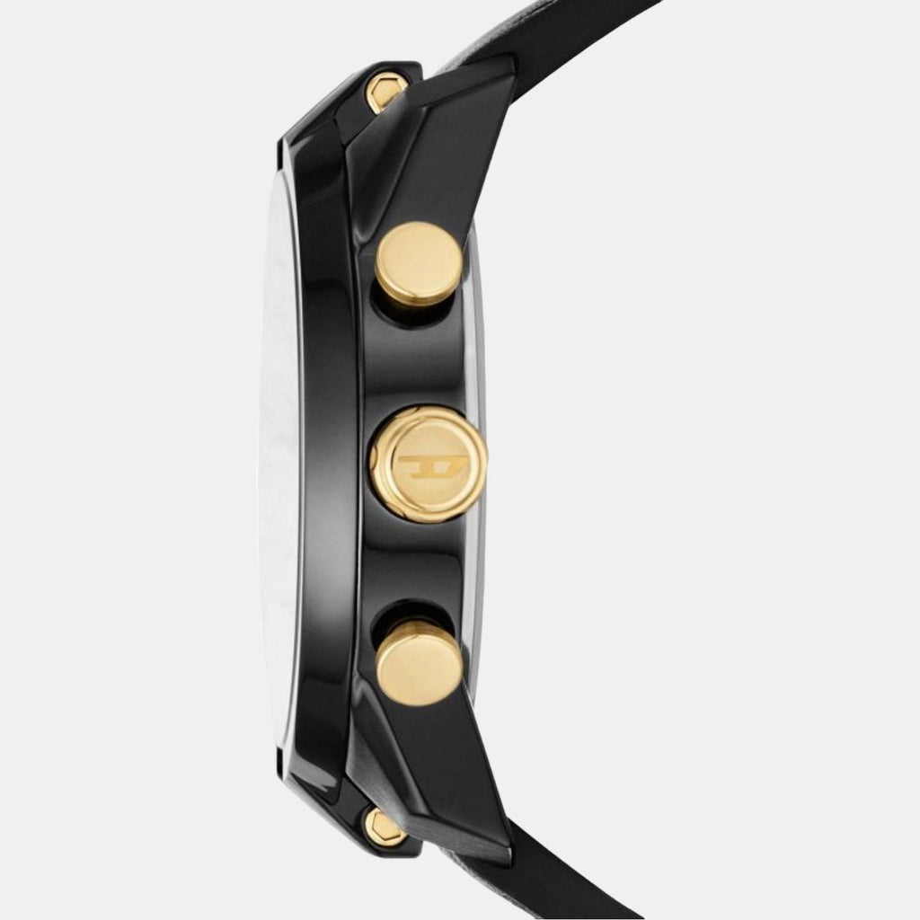 Diesel Men Round Black watch