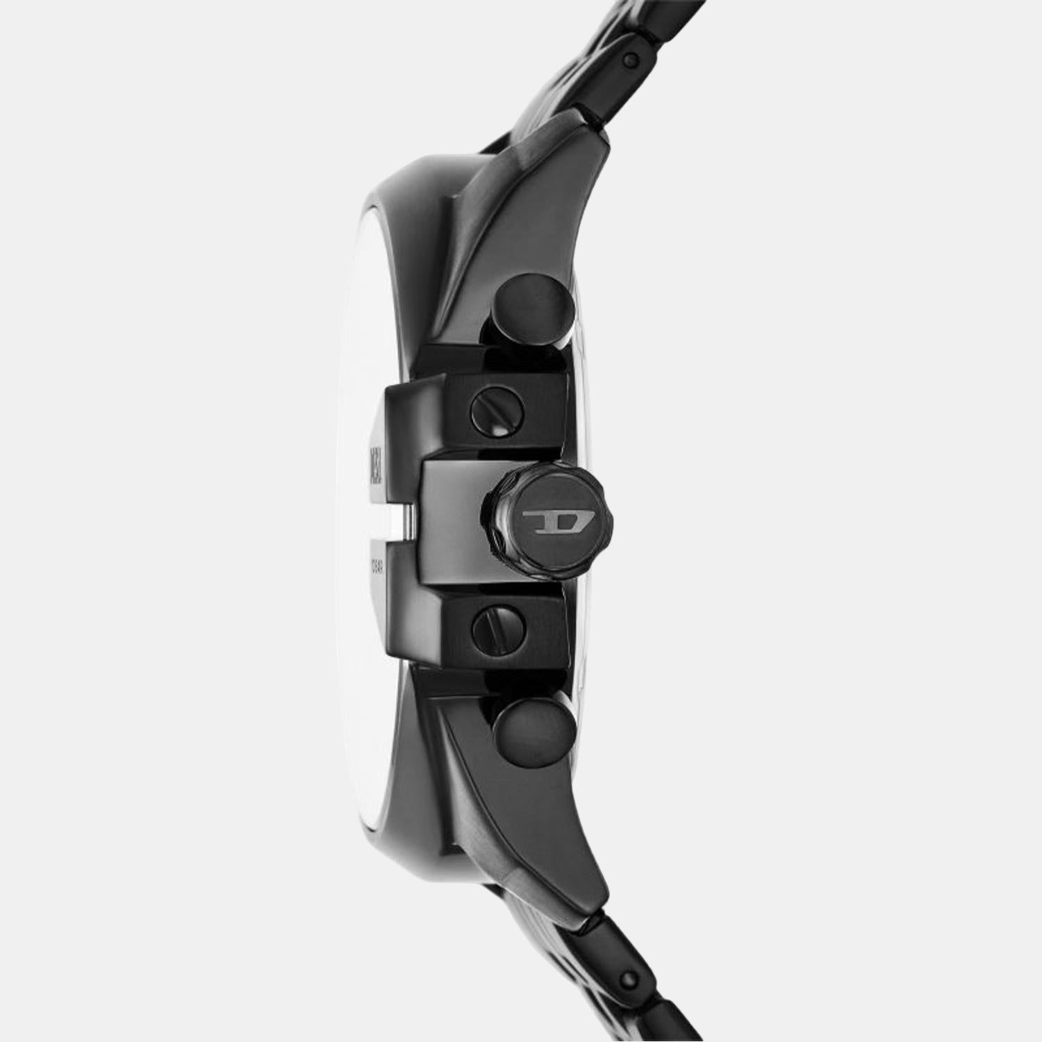 Diesel Men Round Black watch