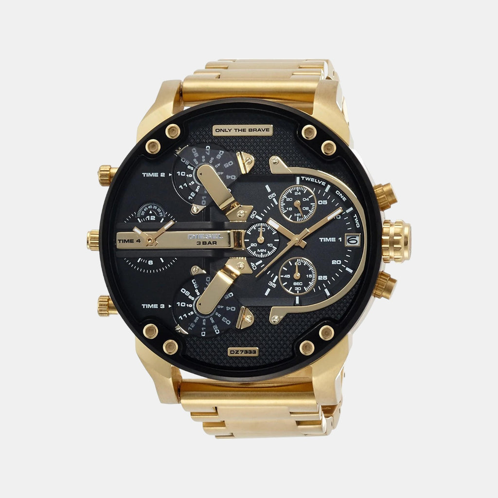 Diesel Round Black Chronograph watch