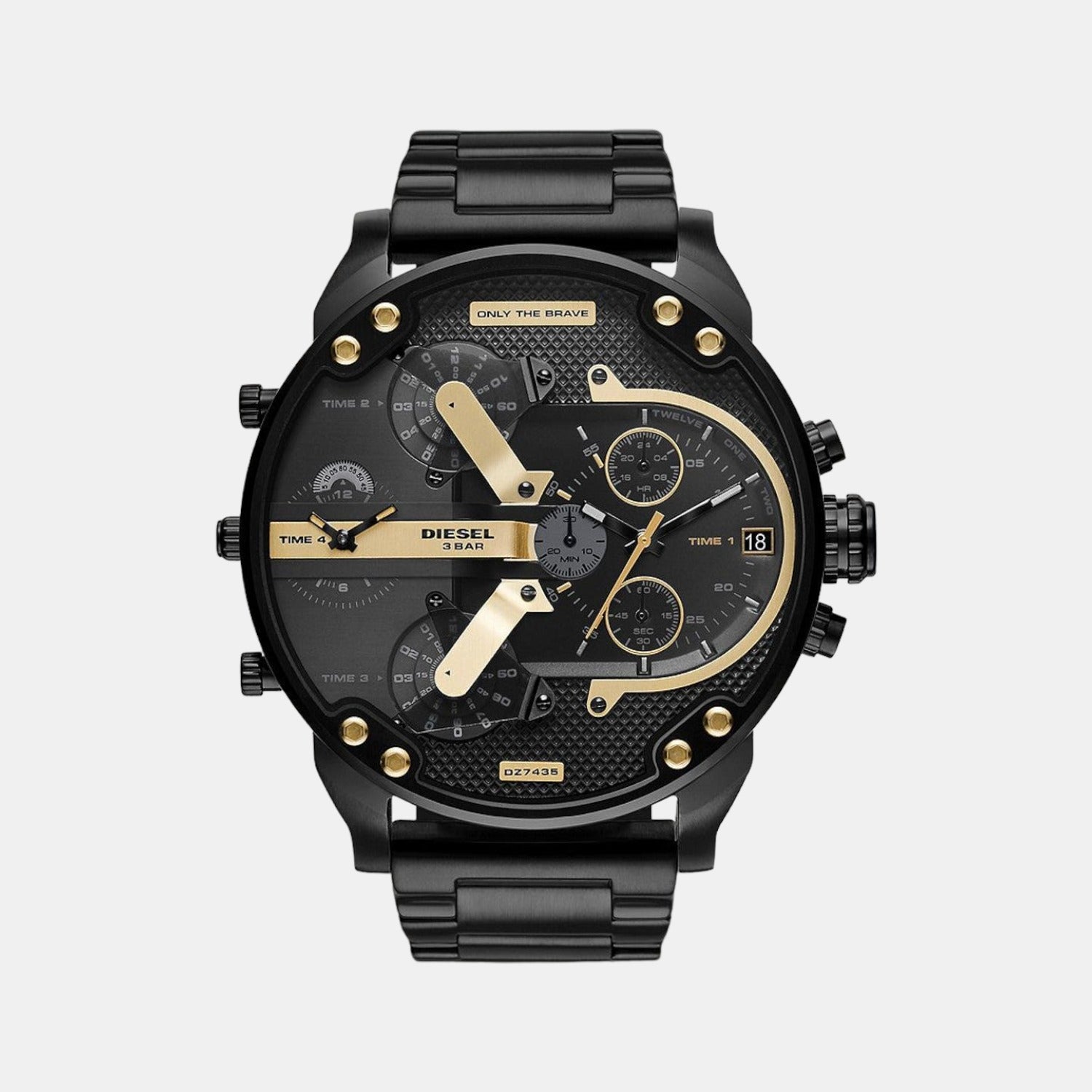 Diesel Round Black Chronograph watch