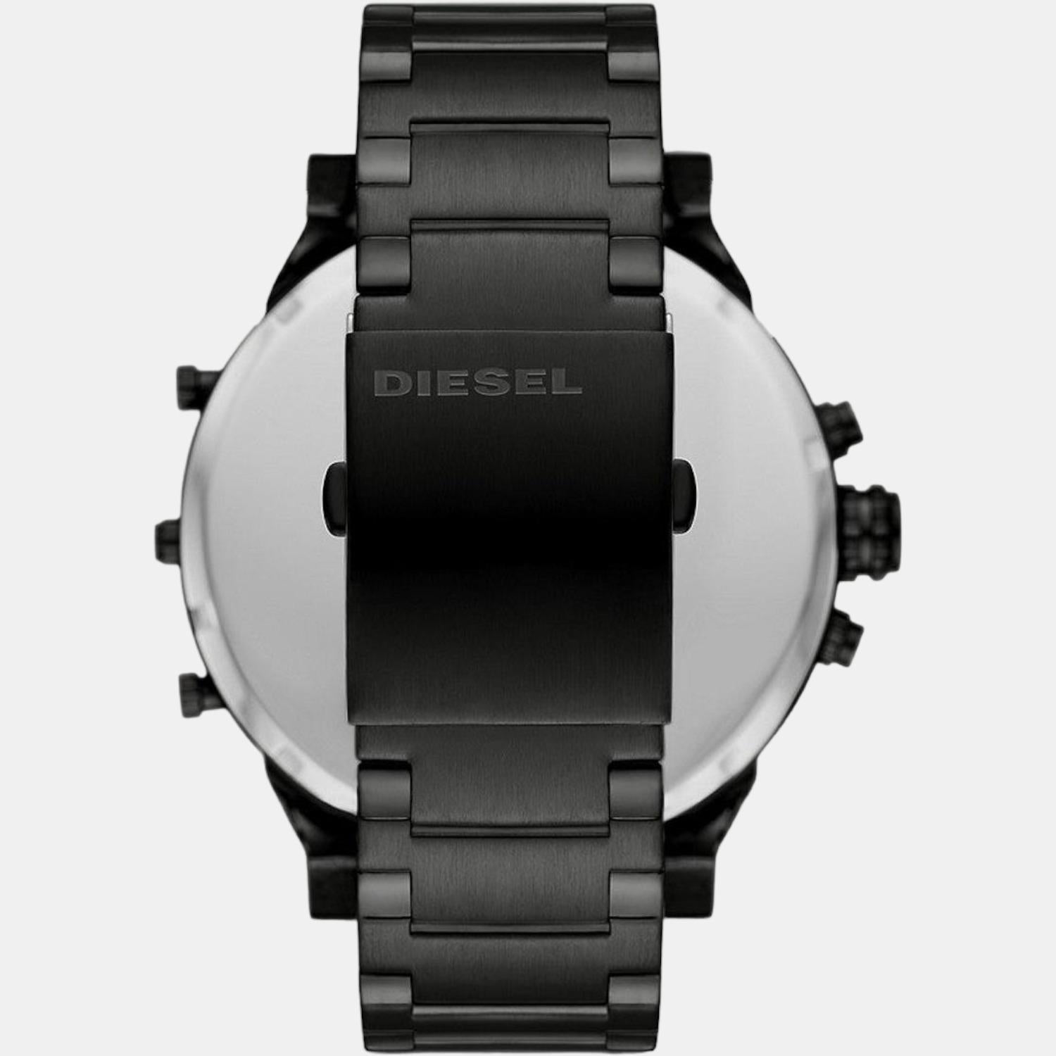 Diesel Men Round Black watch