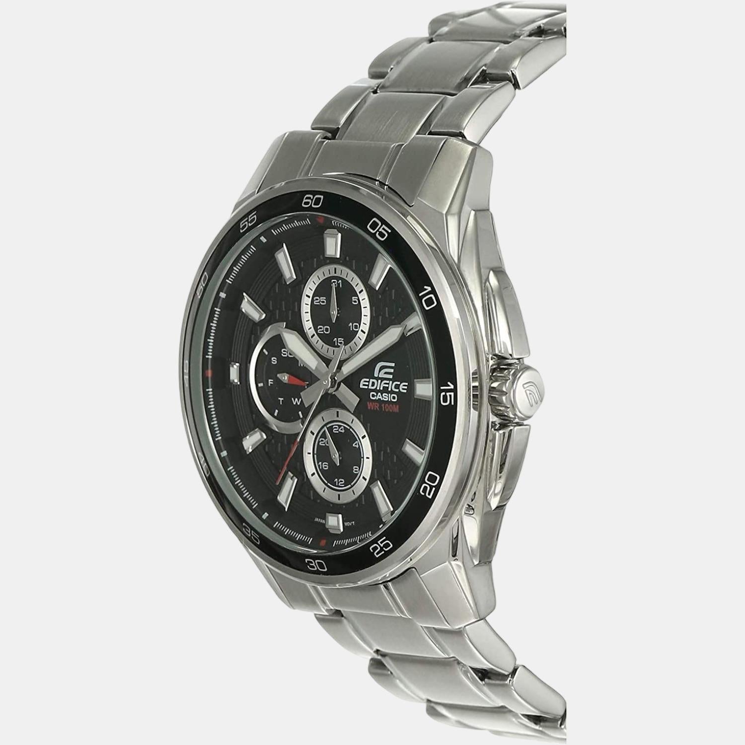 Casio Men Round Black watch