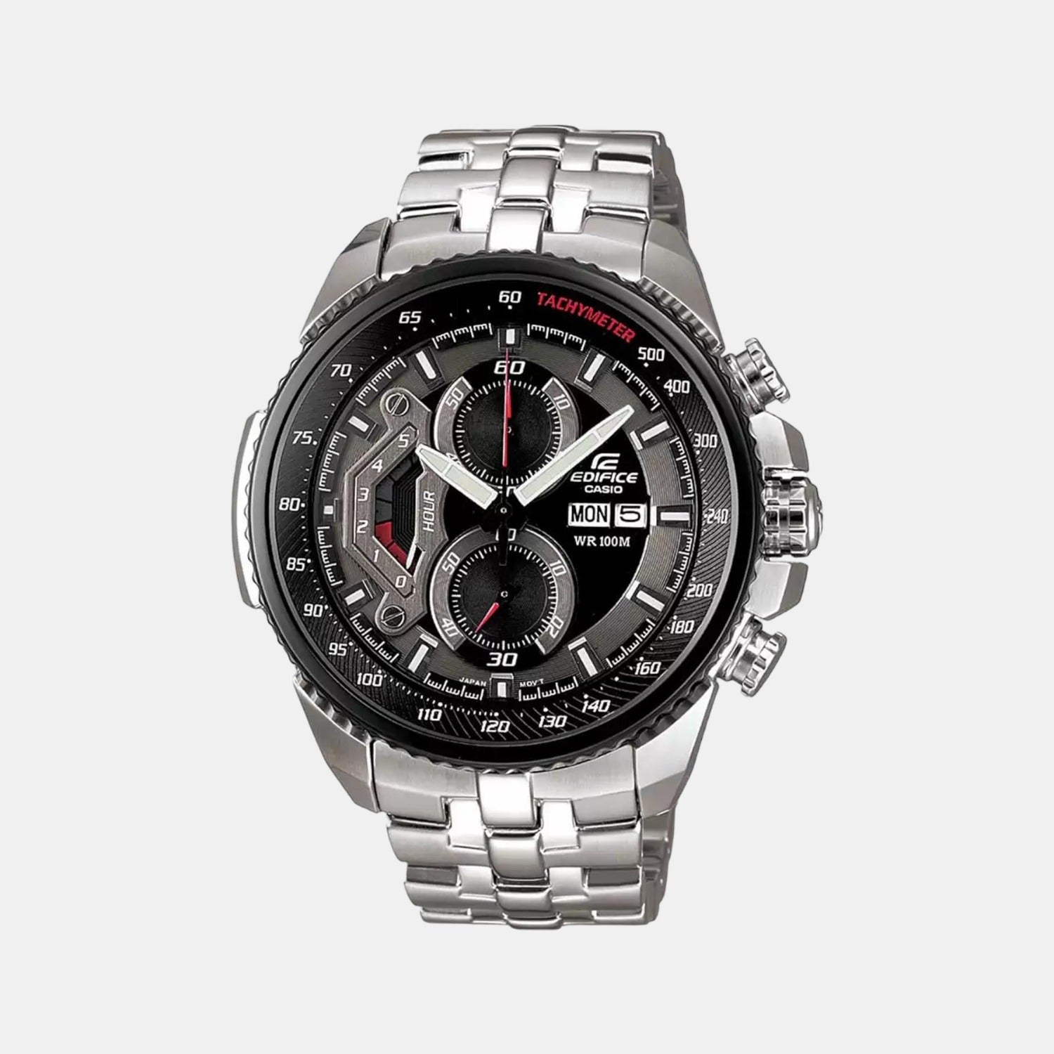 Casio Round Black Chronograph watch