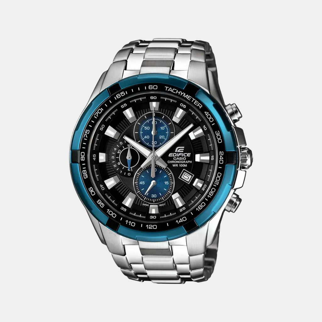 Casio Round Black Chronograph watch