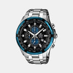 Casio Round Black Chronograph watch
