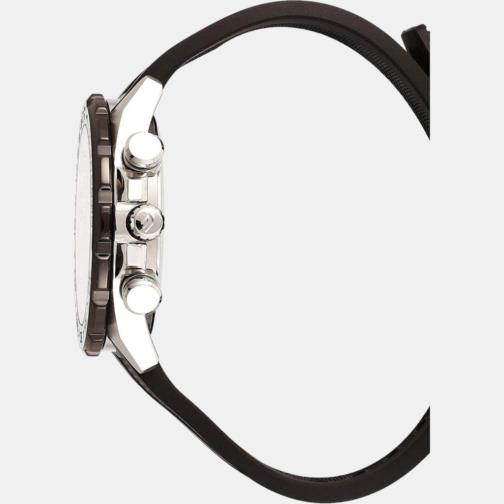 Casio Men Round Black watch