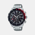 Casio Round Black Chronograph watch