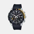 Casio Round Black Chronograph watch
