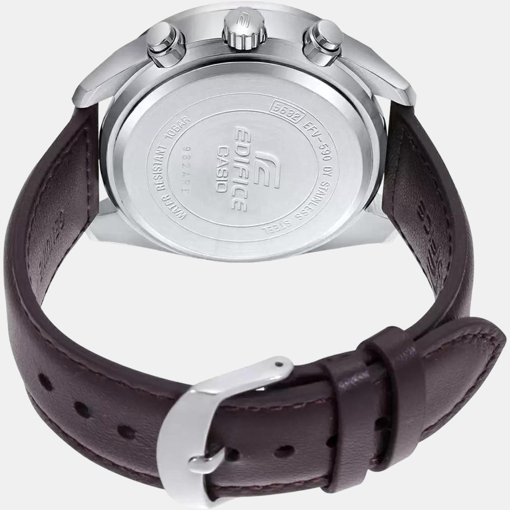 Casio Men Round Black watch