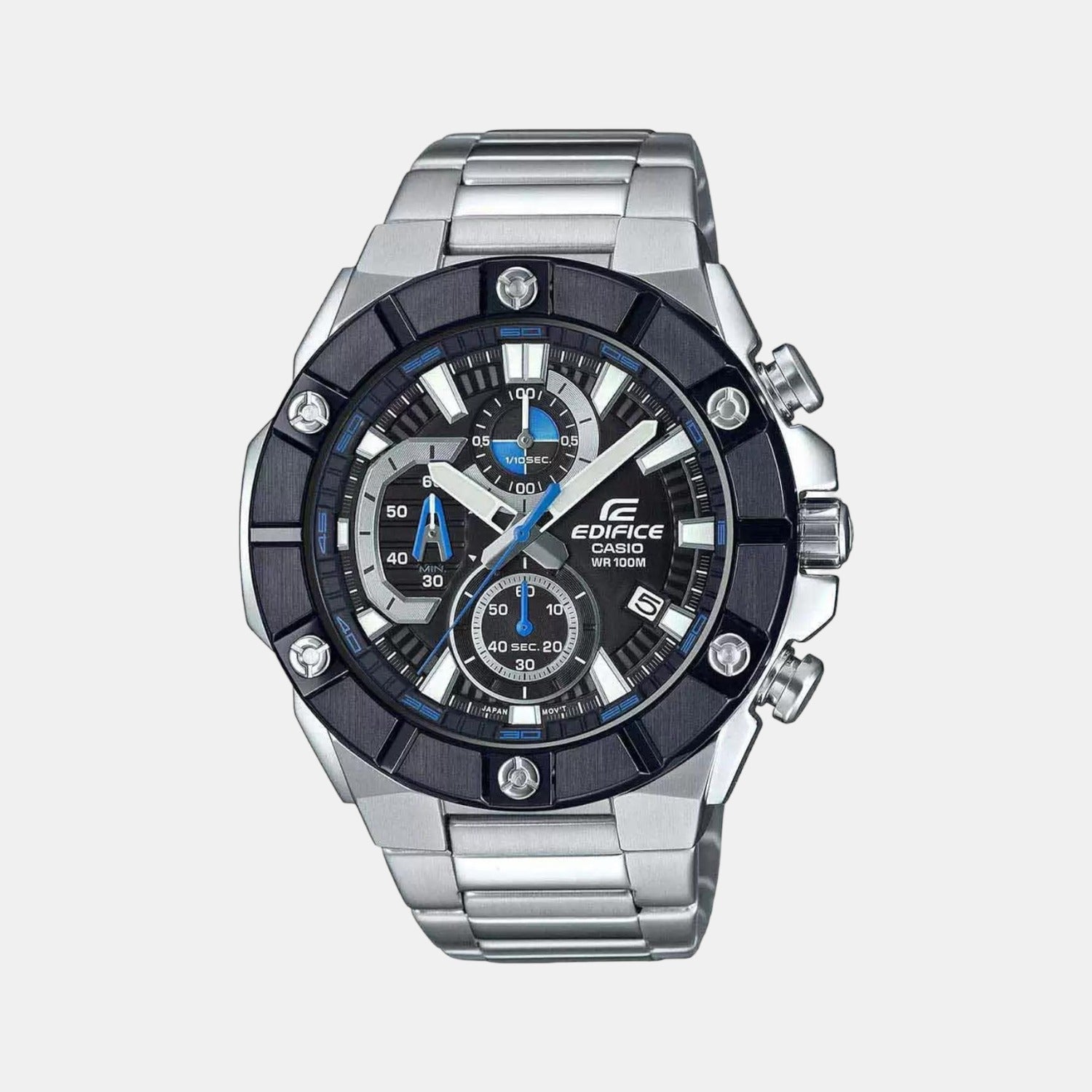 Casio Round Black Chronograph watch