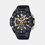 Casio Round Black Chronograph watch