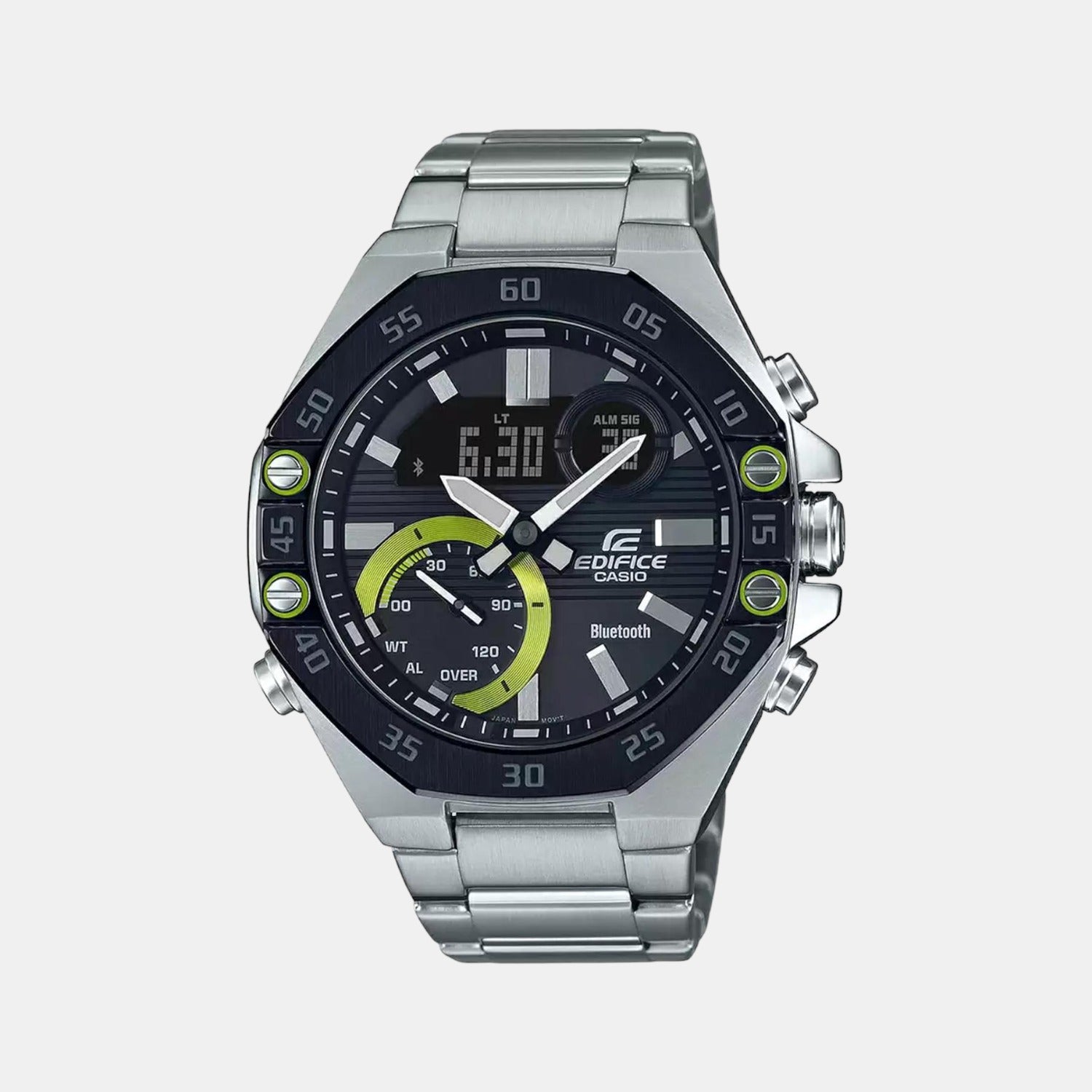 Casio edifice black sales metal