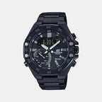 Casio Round Black Chronograph watch