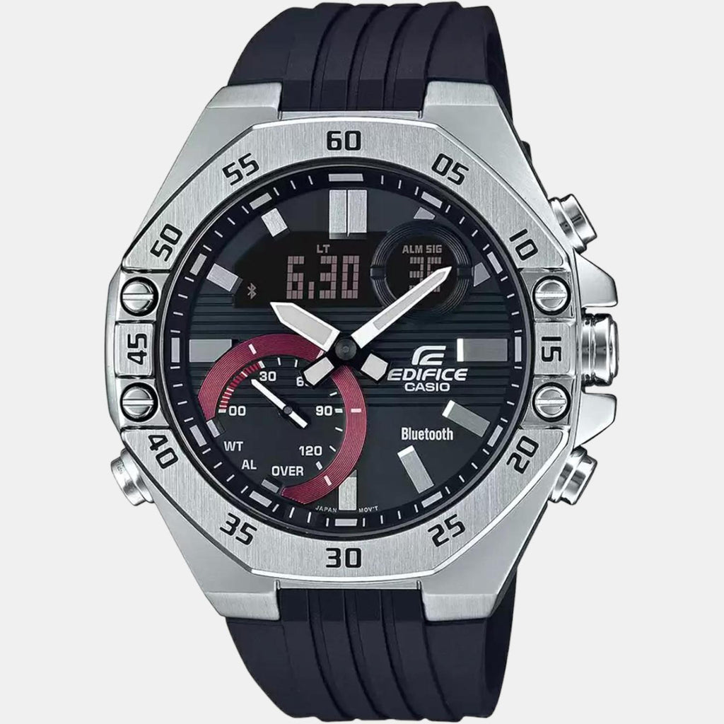 Casio Men Round Black watch