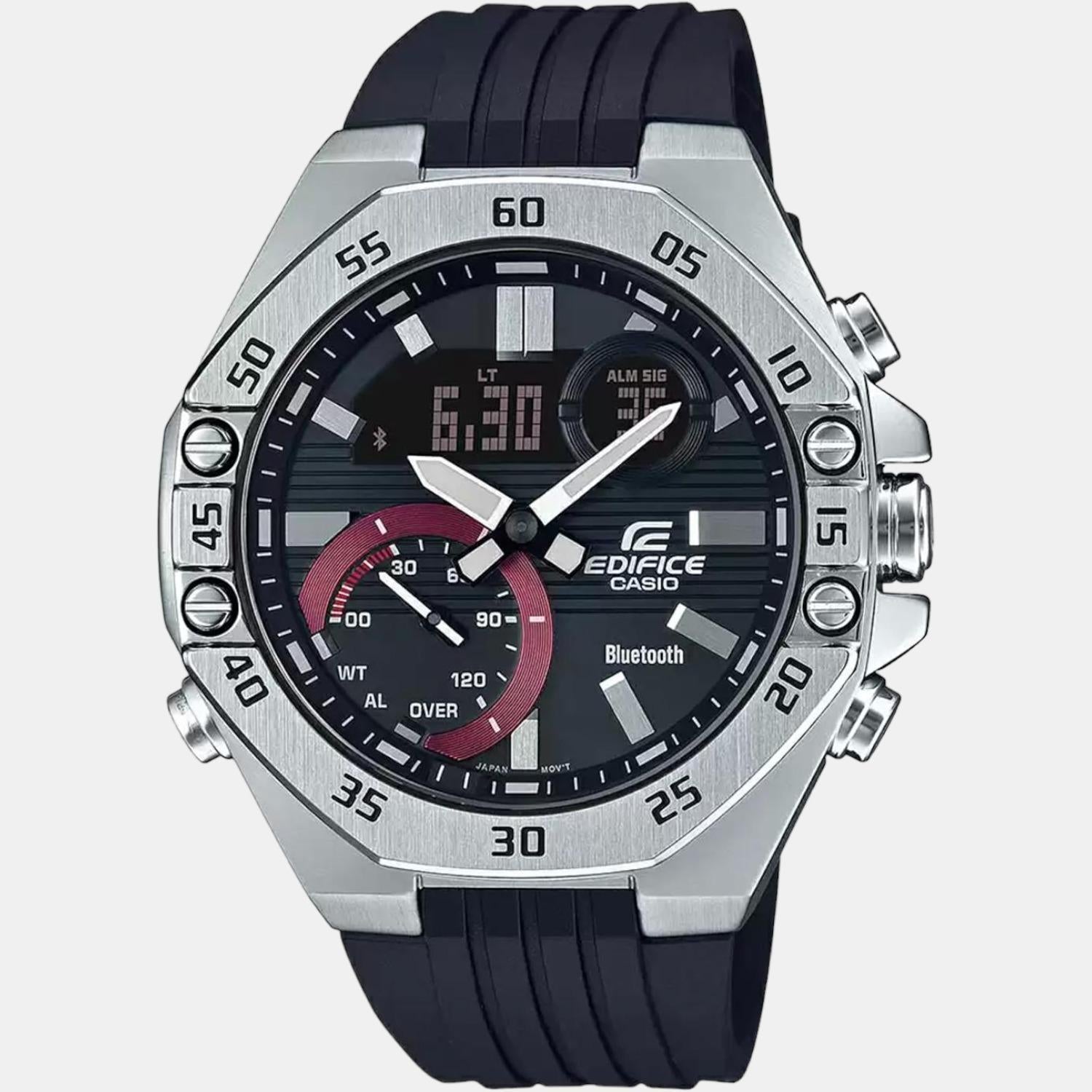 Casio Men Round Black watch