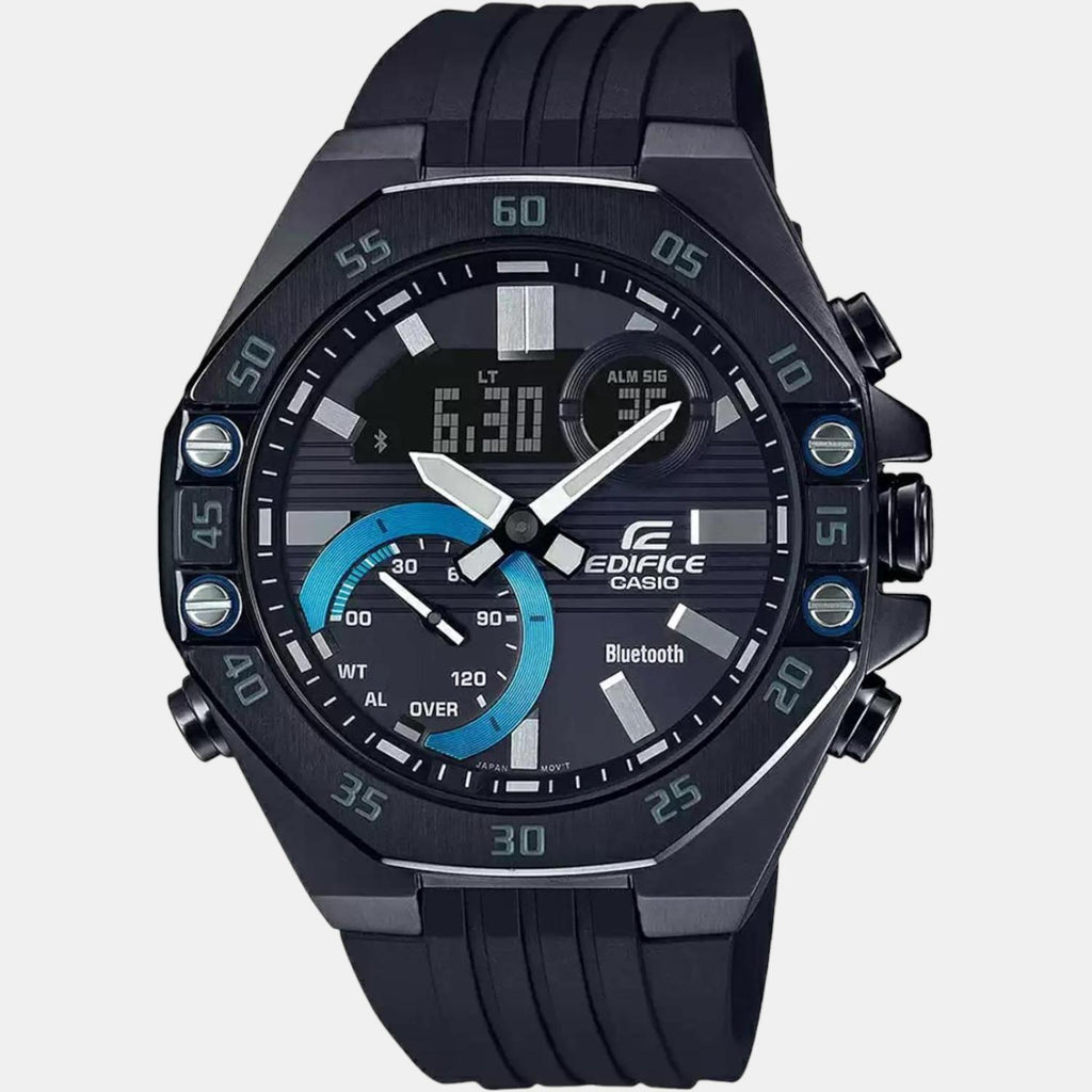 Casio Men Round Black watch