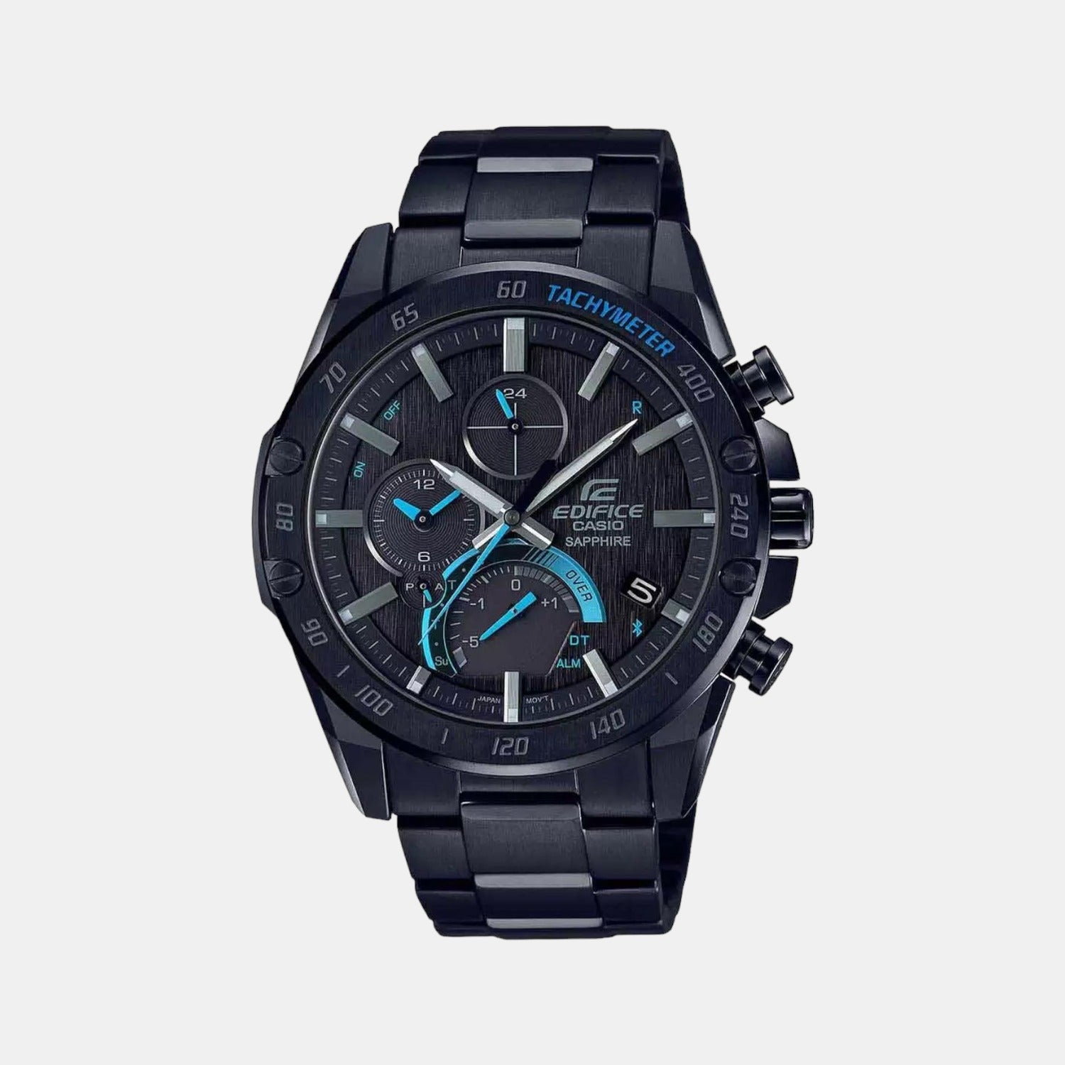 Casio Round Black Chronograph watch