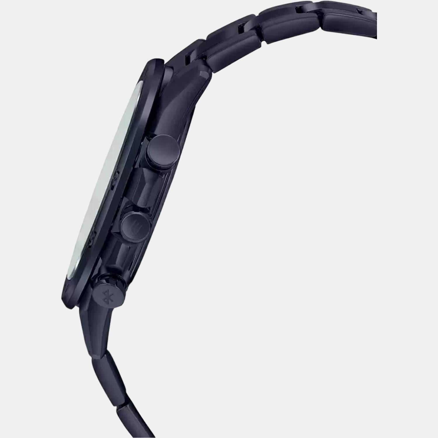 Casio Men Round Black watch