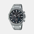 Casio Round Black Chronograph watch